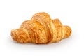 Croissant on the white background