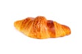 A croissant on white background