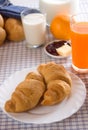 Croissants for healthy french breakfast