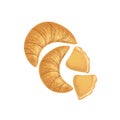 Croissants And Scones Bakery Assortment Icon