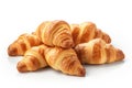 Croissants On A White Background