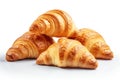 Croissants On A White Background