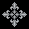 Croix fleurdelisÃÂ©e Royalty Free Stock Photo