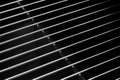 Crome Stainless Steel Iron Grill Black And White Background