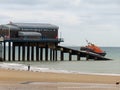 Cromer Lifeboat returning to the pier