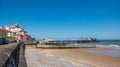 Cromer, Norfolk / United Kingdom - June 1 2020:  Cromer Beach and Pier Royalty Free Stock Photo