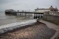 Cromer Pier with shore Royalty Free Stock Photo