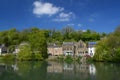 Cromford Pond on a lovely sunny day UK 