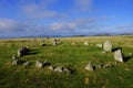 Cromlech in the pyrenees mountains Royalty Free Stock Photo