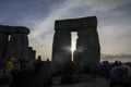 The Cromlech of Stonehenge Winter Solstice