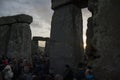 The Cromlech of Stonehenge Winter Solstice