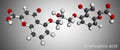 Cromoglicic acid, cromolyn, cromoglycate, cromoglicate molecule. It is antihistamine medication used to treat asthma, allergic