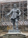 Cromwell statue in London Royalty Free Stock Photo