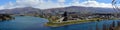 Cromwell Town & Lake Dunstan Panoramic View, Otago, New Zealand