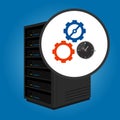 Cron job task scheduled automatically running in server in specific time automation Royalty Free Stock Photo