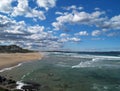 Cronulla beach and clouds Royalty Free Stock Photo