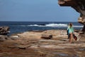 Cronulla Beach-A girl going surfing