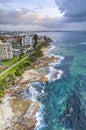 Cronulla Coastal seascape panorama Royalty Free Stock Photo