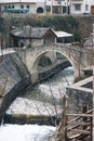 Crooked Bridge in Mostar Royalty Free Stock Photo