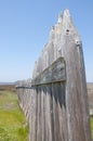 Crooked Fence and Blue Sky