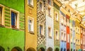 Crooked medieval houses , Poznan, Poland