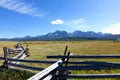 Crooked Rail Fence & Sawtooth Mountains