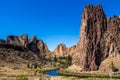 Crooked River Smith Rock State Park Oregon Royalty Free Stock Photo