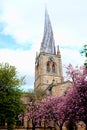 Crooked spire, Chesterfield, Derbyshire.