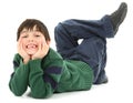 Crooked Twisted Child Smiling Royalty Free Stock Photo