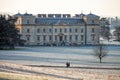 Croome Court, Worcestershire, on a sunny frosty morning in January. Royalty Free Stock Photo