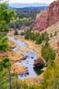 Croooked River Running through Smith Rocks State Park, Terrebon, Oregon