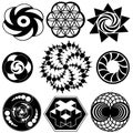 Crop Circle Designs Royalty Free Stock Photo