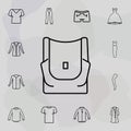 Crop clothes woman dress icon. Universal set of clothes for website design and development, app development