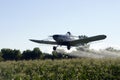 Crop Duster Action Royalty Free Stock Photo