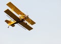 A crop duster aircraft against a blue sky. Royalty Free Stock Photo