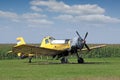 Crop duster airplane Royalty Free Stock Photo