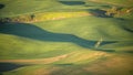 Crop Duster making a turn in The Palouse Royalty Free Stock Photo