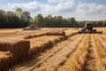 crop field, being harvested for biomass and bioenergy production