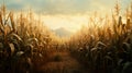 crop field, where lush greenery stretches to the horizon.