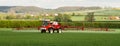 Crop Spraying in crop field