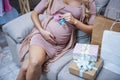 Beautiful pregnant woman