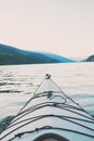 Cropped image boat sailing on lake