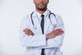 Handsome Afro American doctor Royalty Free Stock Photo