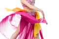 Cropped image of young female belly dancer Royalty Free Stock Photo