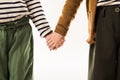 cropped shot of little kids holding hands Royalty Free Stock Photo