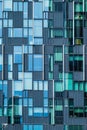 A cropped view of an apartment facade Royalty Free Stock Photo