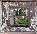 Old rusted gate decor element. Royalty Free Stock Photo