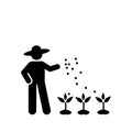 Crops, farming, cultivate icon. Element of gardening icon. Premium quality graphic design icon. Signs and symbols collection icon