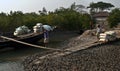 Crops loading in Boat