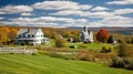 crops new england farm Royalty Free Stock Photo